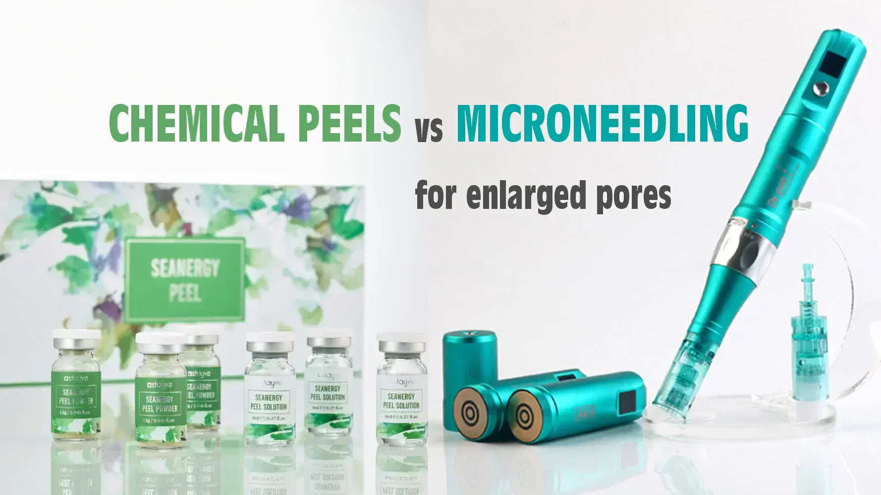 Enlarged Pores: Should You Choose Peels or Microneedling?