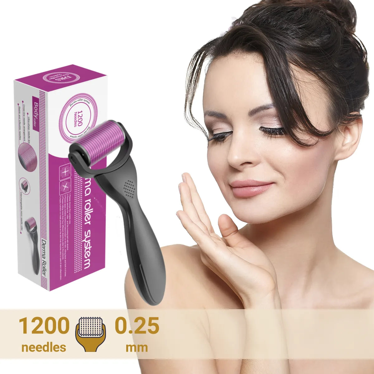 Derma Roller (1200 pins) 0.25mm