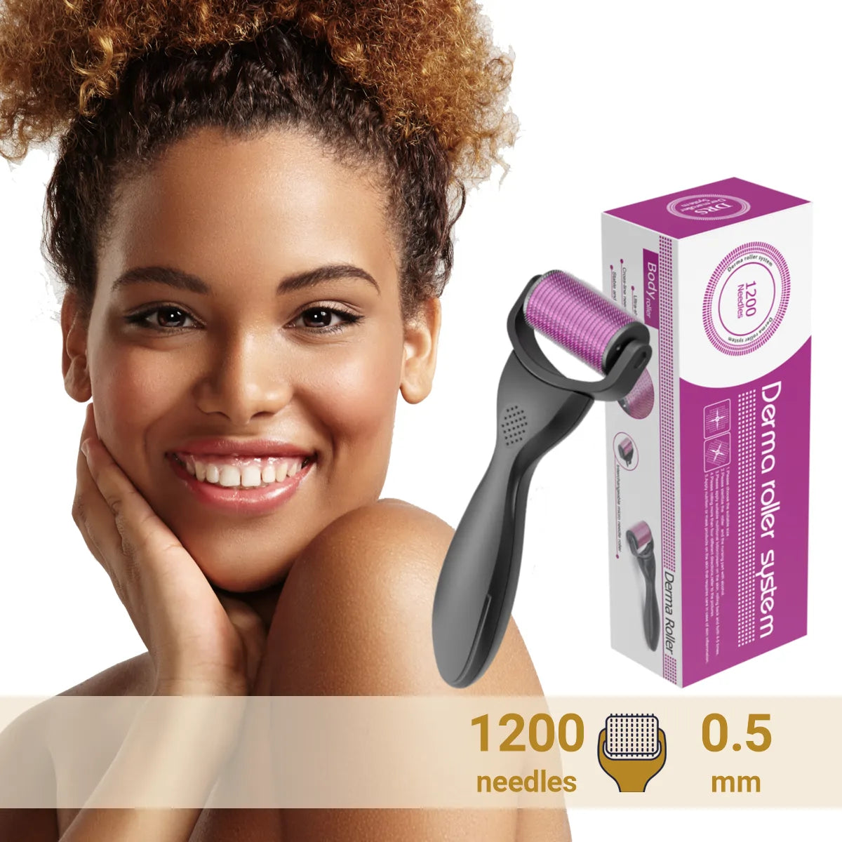 Derma Roller (1200 pins) 0.5mm