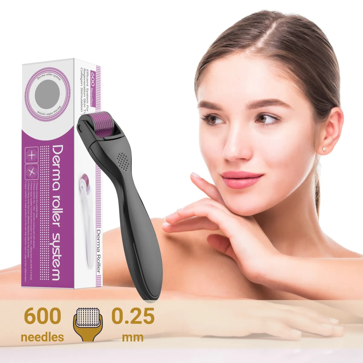 Derma Roller (600 pins) 0.25mm
