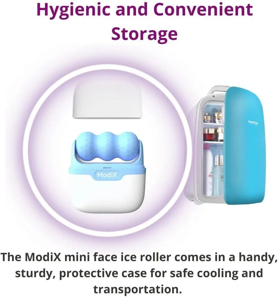 Travel Ice Roller for Face - Ice Face Roller Skin Care Tools Set - Dr.Pen Authorized Distributor - Microneedling Pen