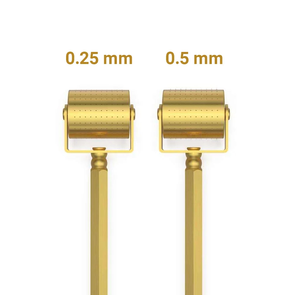 Derma Roller Gold Roller (250 pins) 0.25mm