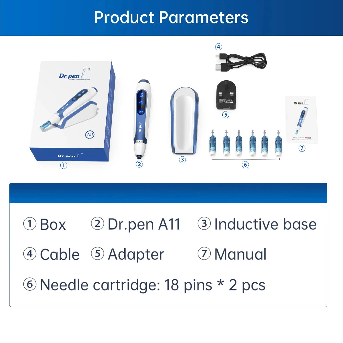 Dr. Pen A11 Microneedling Pen - Dr.Pen Authorized Distributor - Microneedling Pen