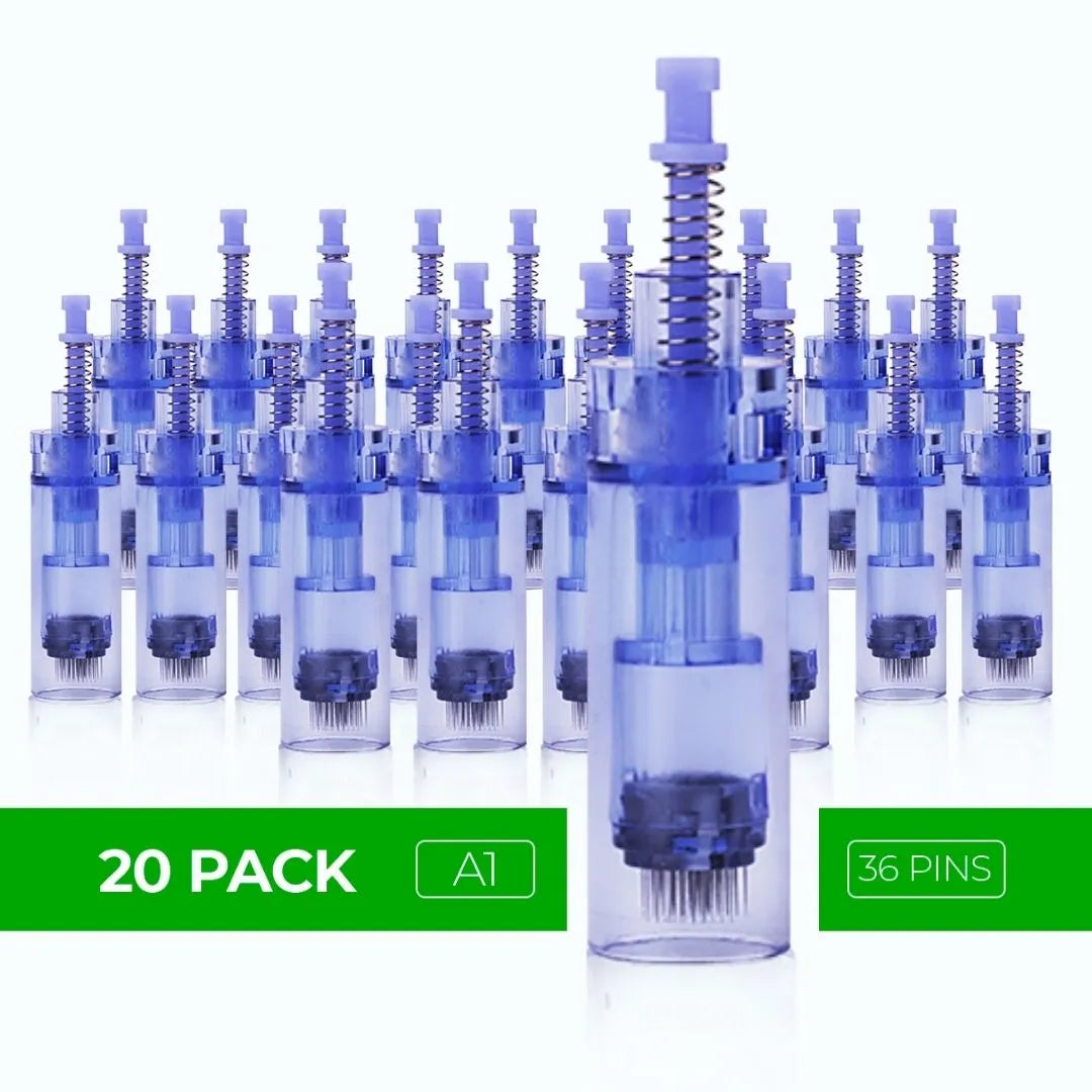 Dr. Pen A1 Cartridges - 20 Pack 36 Needles - Dr.Pen Authorized Distributor - Microneedling Pen