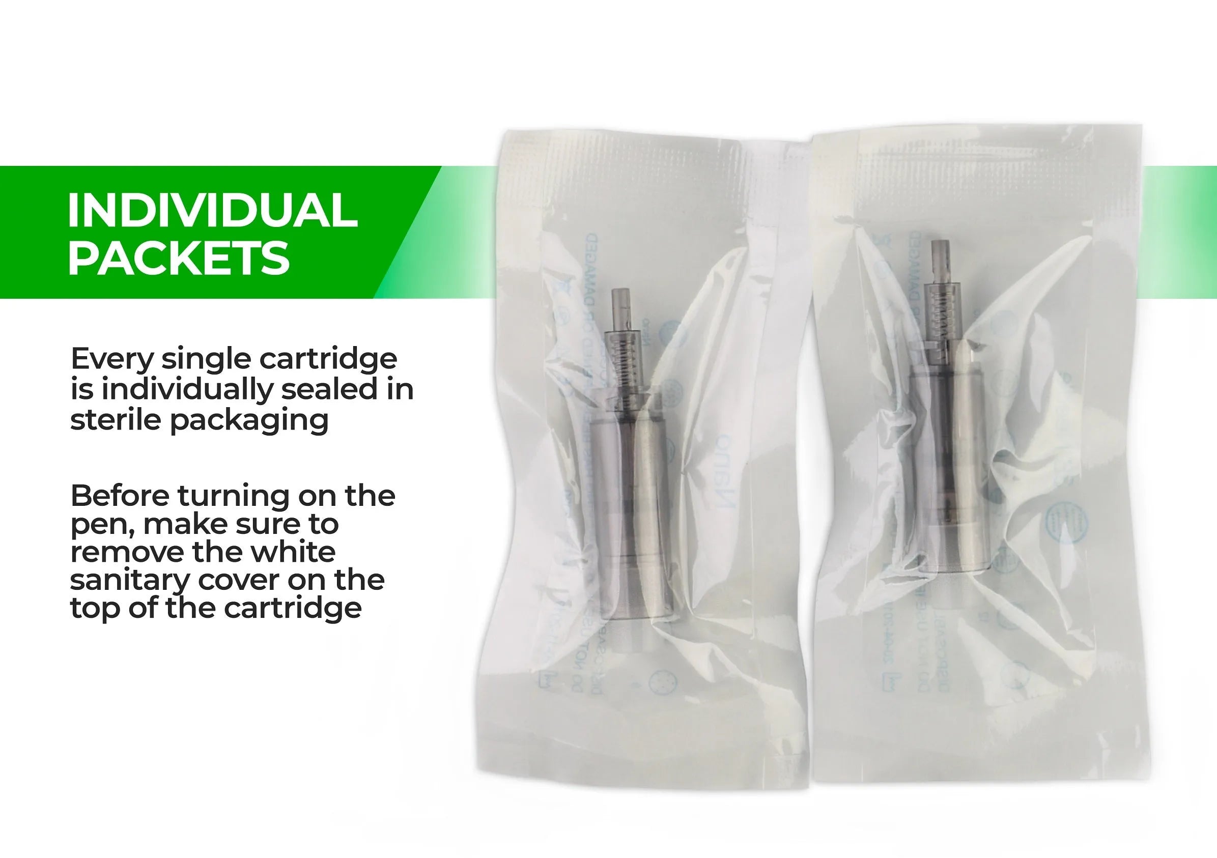 Dr. Pen A7 Cartridges - 10 Pack 12 Needles - Dr.Pen Authorized Distributor - Microneedling Pen