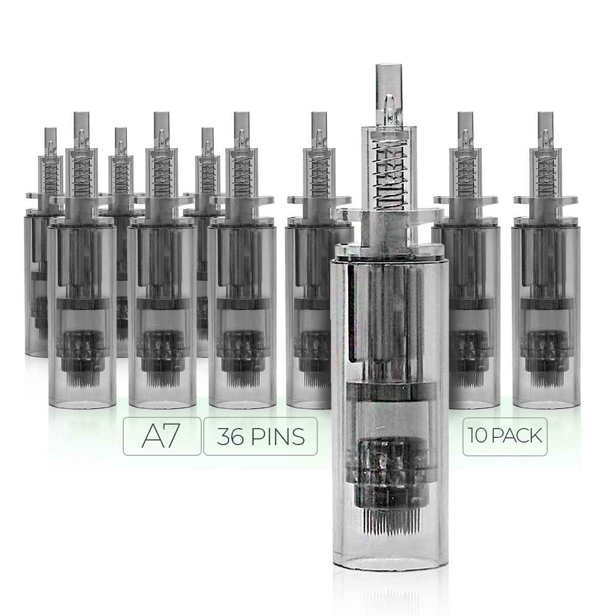 Dr. Pen A7 Cartridges - 10 Pack 36 Needles - Dr.Pen Authorized Distributor - Microneedling Pen