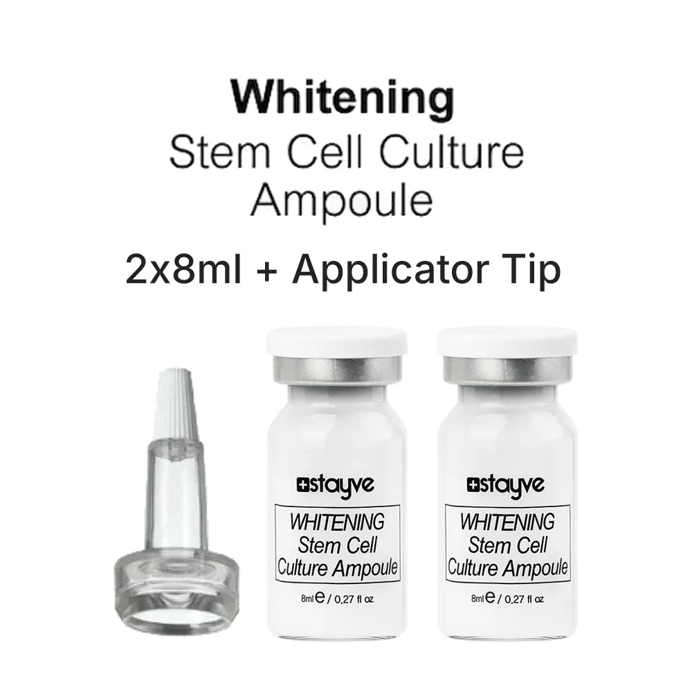 Stayve Whitening Stem Cell Culture Ampoule - 2x8ml + Applicator Tip