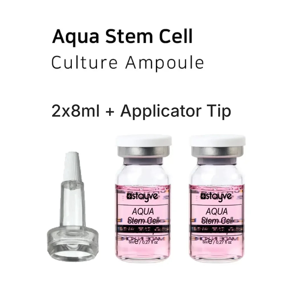 Stayve Aqua Stem Cell Culture Ampoule - 2x8ml + Applicator Tip