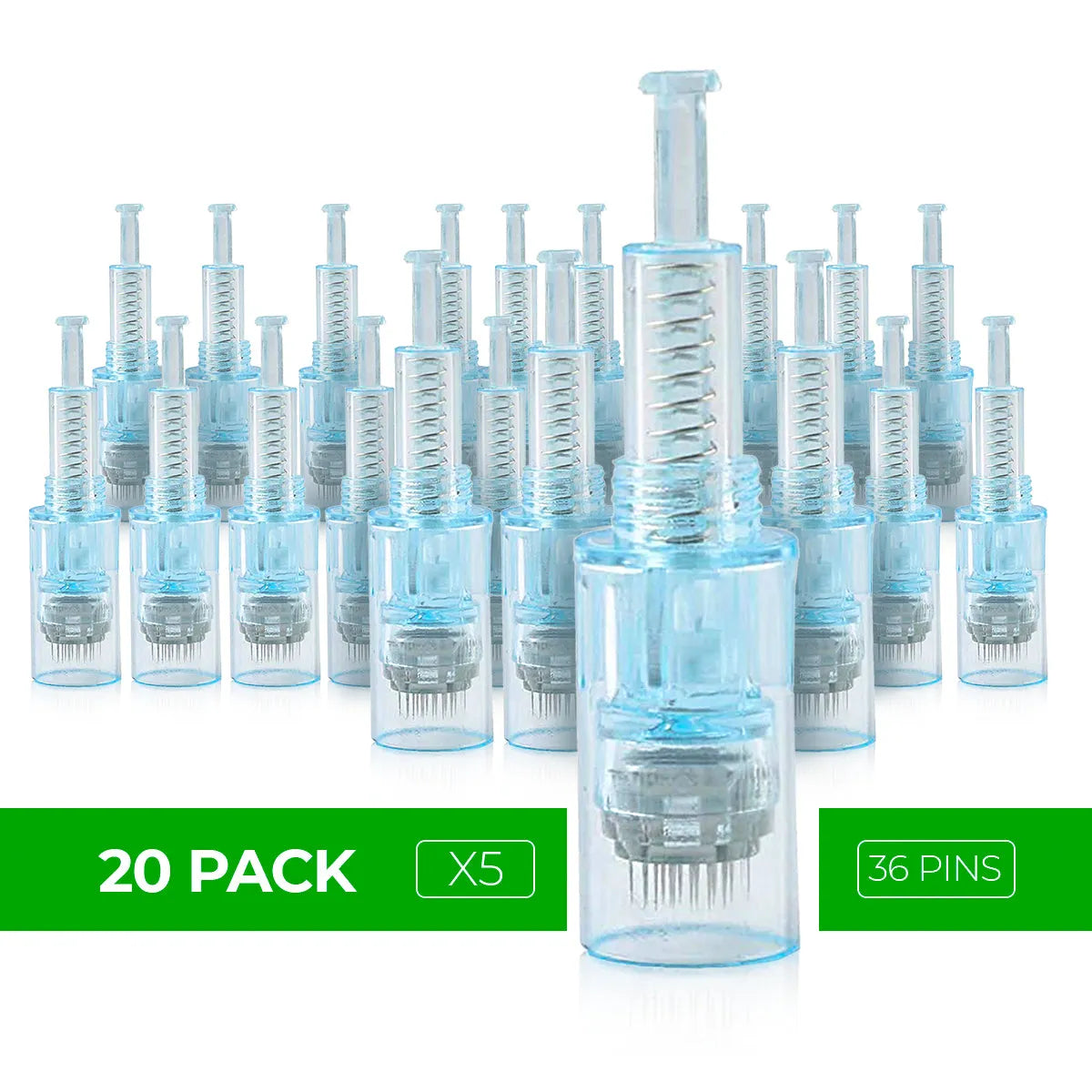 Dr. Pen X5 Cartridges - 20 Pack 36 Needles - Dr.Pen Authorized Distributor - Microneedling Pen