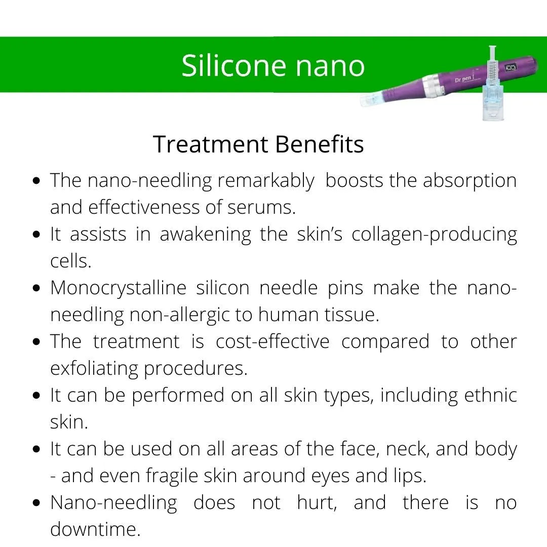 Dr. Pen X5 Cartridges - 10 Pack Silicone Nano Needles - Dr.Pen Authorized Distributor - Microneedling Pen