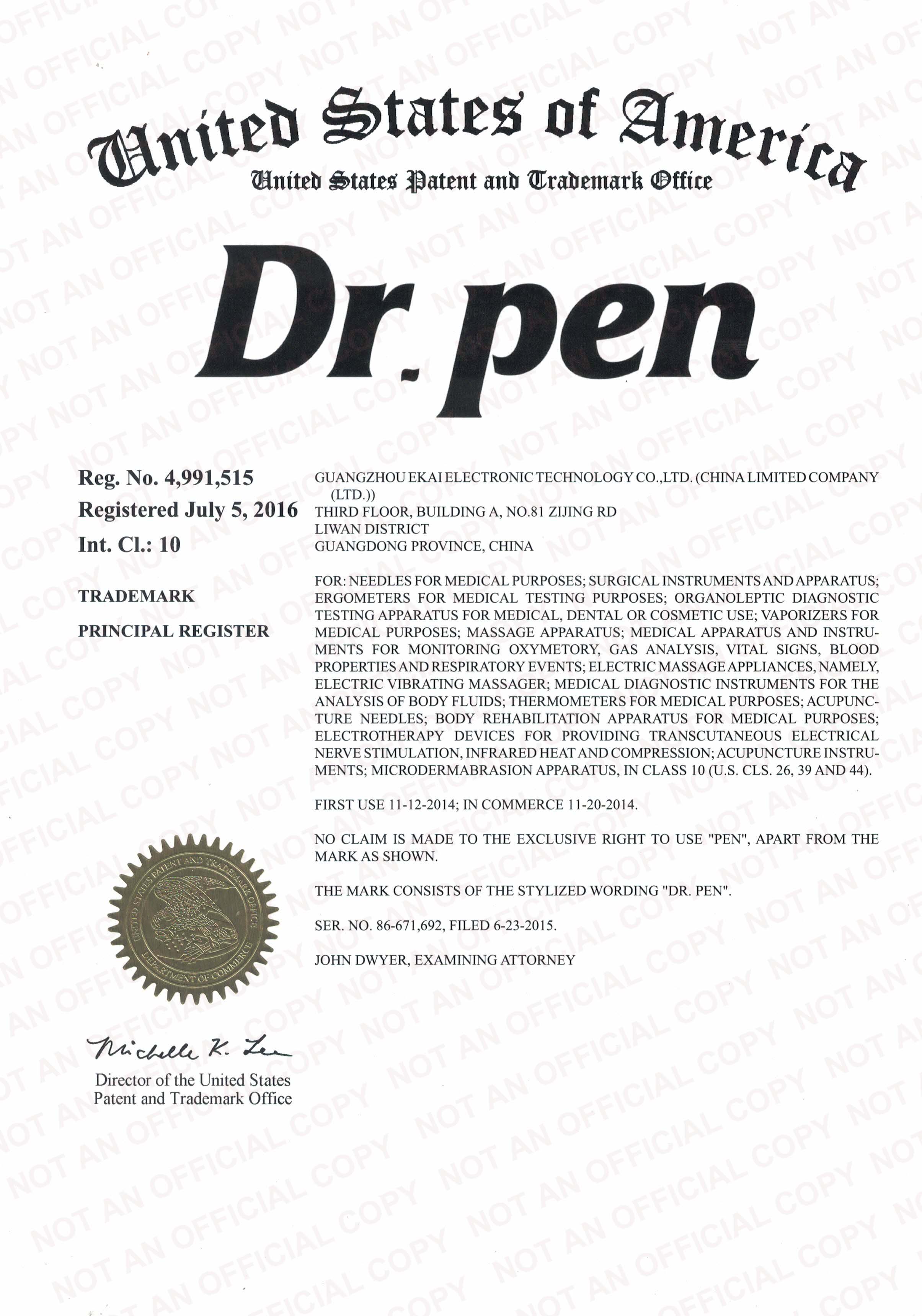 DRS by Dr. Pen Derma Stamp - 140 Pins Dermapen for Face, Body, Hair & Beard Growth
