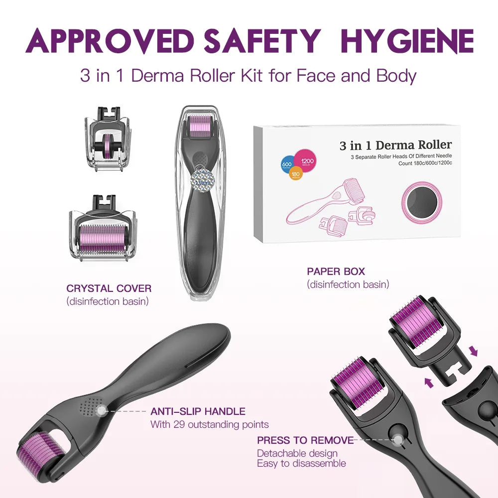 DRS 3 in 1 Derma Roller Kit