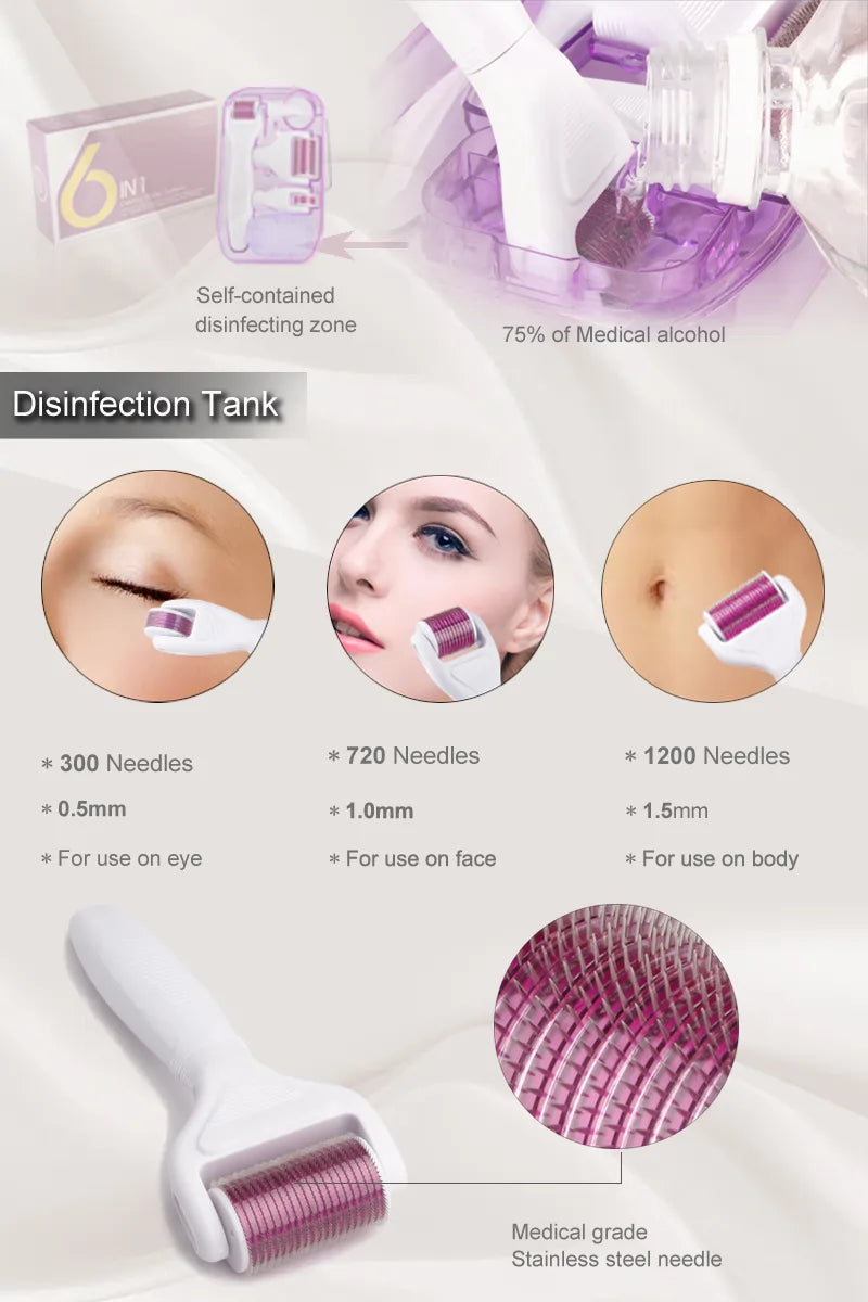 6-in-1 Derma Roller System – Dr. Pen Authorized Retailer