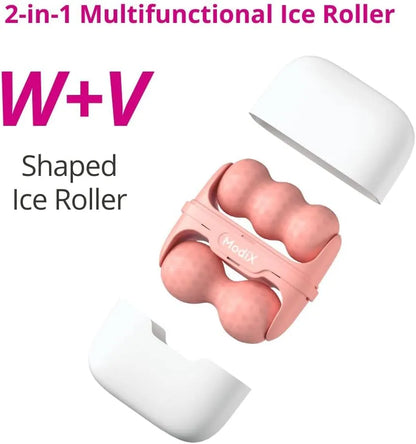 Travel Ice Roller for Face - Ice Face Roller Skin Care Tools Set - Effective Ice Facial Roller