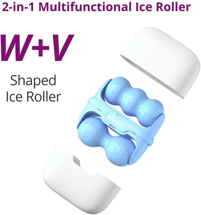 Travel Ice Roller for Face - Ice Face Roller Skin Care Tools Set - Effective Ice Facial Roller