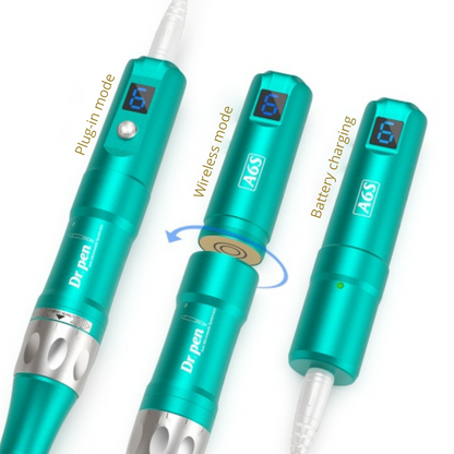 Dr. Pen A6S Microneedling Dermapen - 16pins х2 + 36pins х2 + RN x2 Cartridges