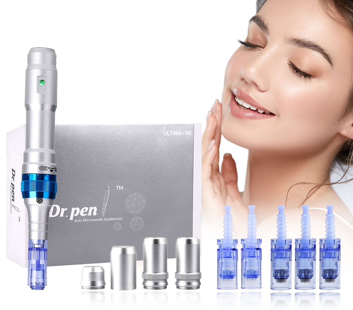 Dr. Pen Ultima A6 Professional Kit - Authentic Multi-function Wireless Electric Beauty Pen - Skin Care Kit for Face and Body