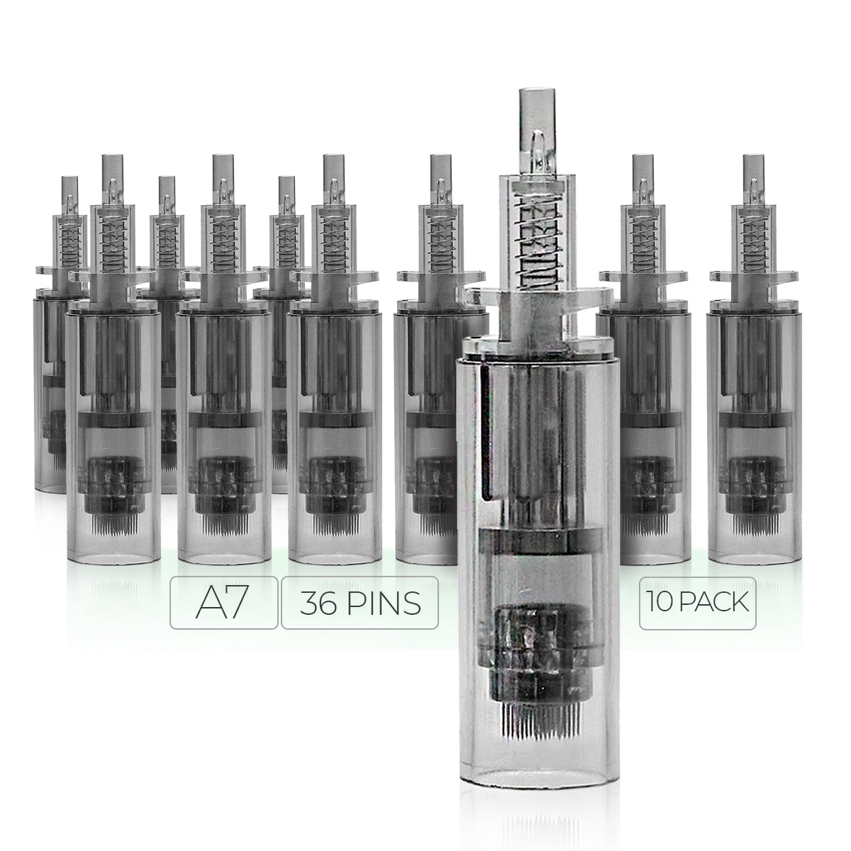Dr. Pen A7 Cartridges - 10 Pack 36 Needles - Dr.Pen Authorized Distributor - Microneedling Pen