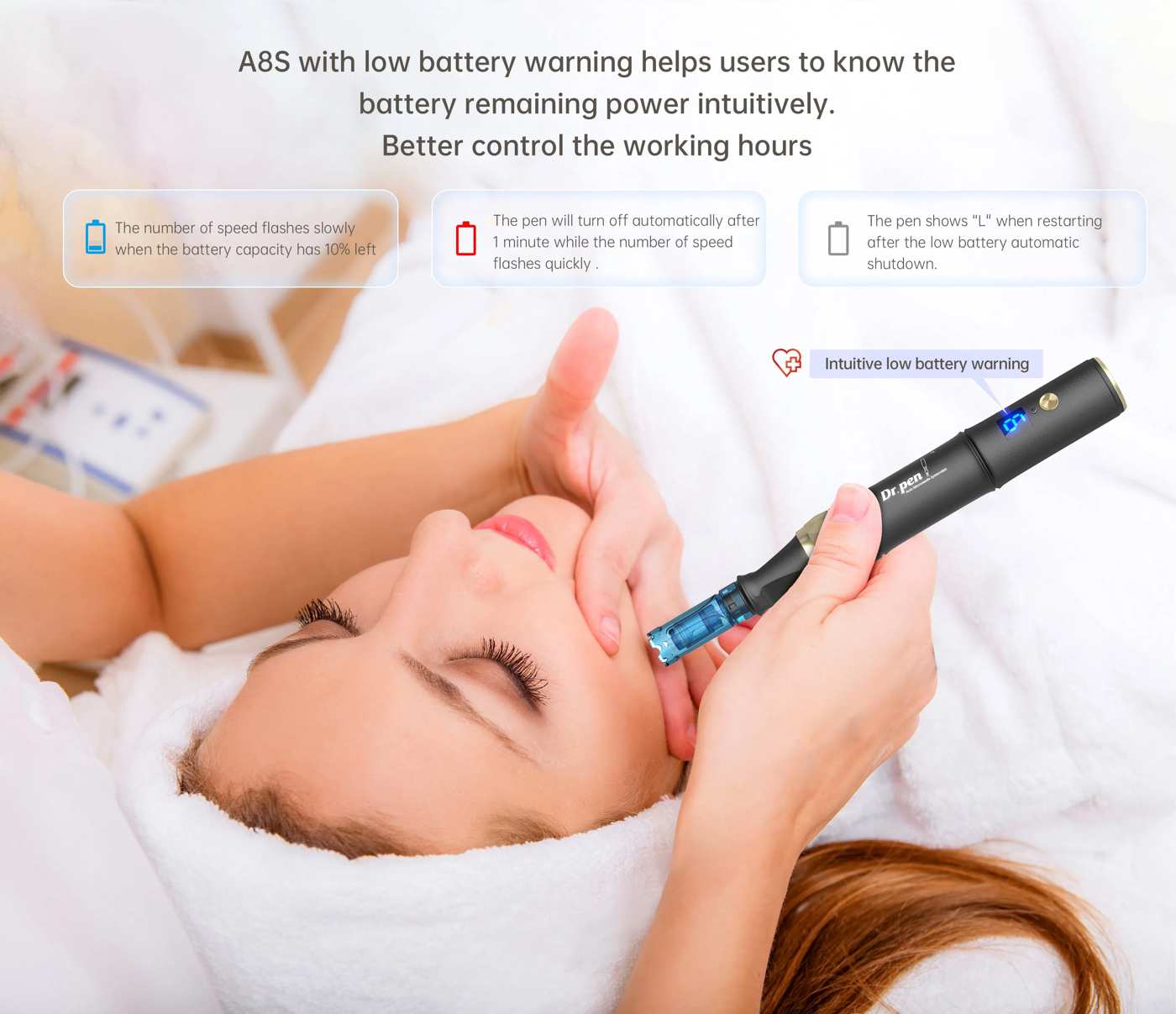 Dr. Pen A8S Microneedling Pen - Dr.Pen Authorized Distributor - Microneedling Pen