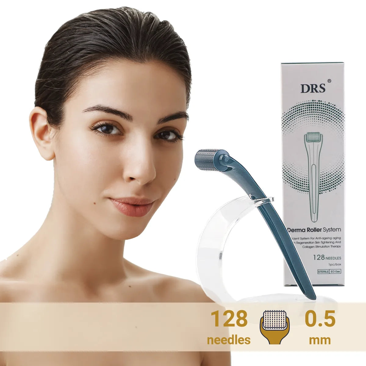 Derma Roller (128 pins) 0.5mm