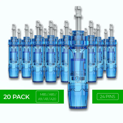 Dr. Pen M8S / A11 / A8S / A9 / A20 Cartridges - 20 Pack 24 Needles