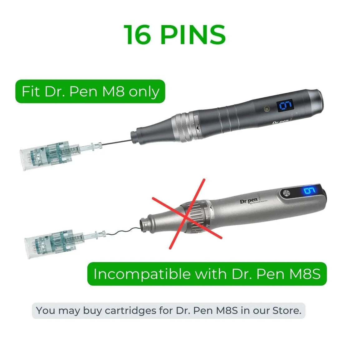 Dr. Pen M8 Cartridges - 20 Pack 16 Needles