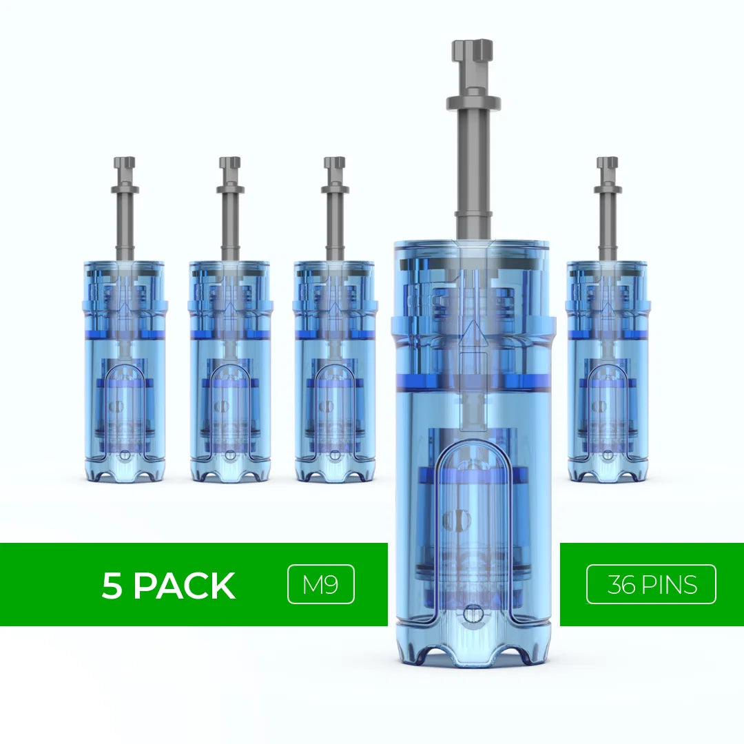 Dr. Pen M9 Cartridges - 5 Pack 36 Needles - Dr.Pen Authorized Distributor - Microneedling Pen