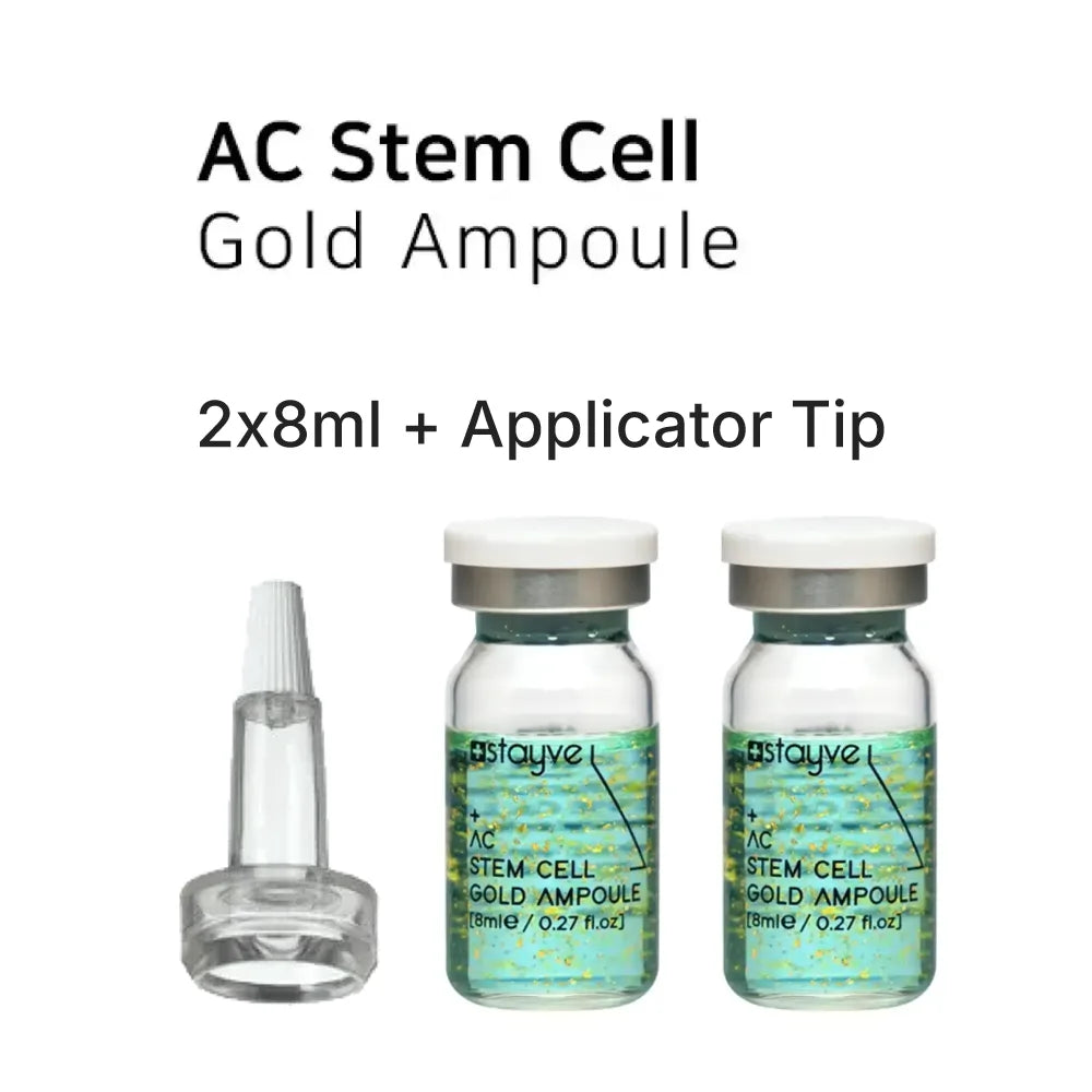 Stayve Acne Stem Cell Gold Ampoule - 2x8ml + Applicator Tip